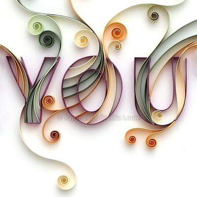How To Quill Paper: Quilling a Word