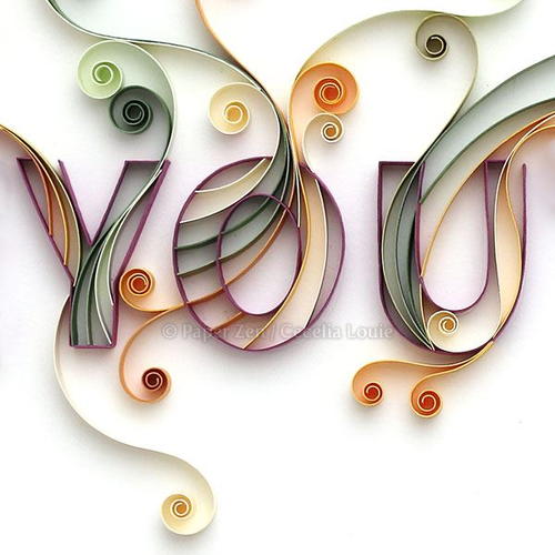 How To Quill Paper Quilling a Word