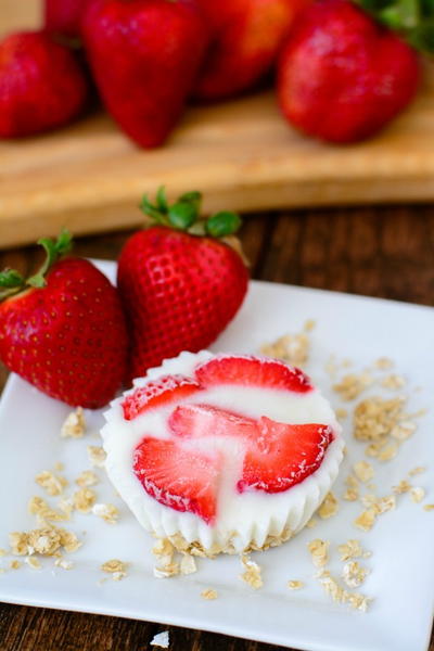 Frozen Fruit and Yogurt Bites