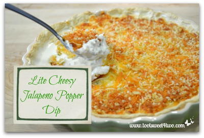 Easy Lite Cheesy Jalapeno Popper Dip