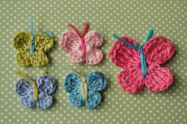 3 Minute Crochet Butterfly Pattern