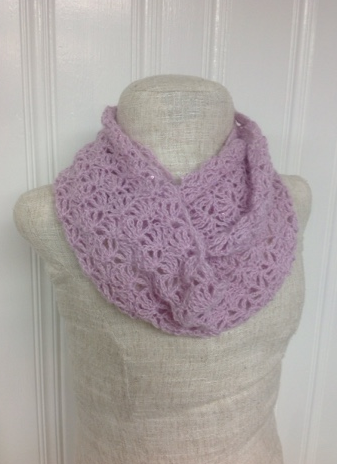 Crochet lace best sale infinity scarf