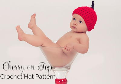 Cherry On Top Baby Hat