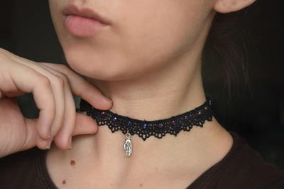 Midnight Crystal DIY Choker