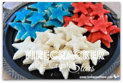 Firecracker Pie Crust Stars