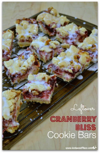 Cranberry Bliss Cookie Bars