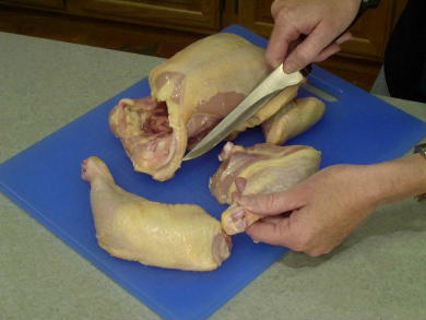 How to Cut Up a Whole Chicken | MrFood.com