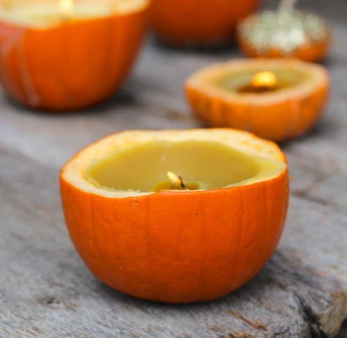 Cinnamon Pumpkin DIY Candles