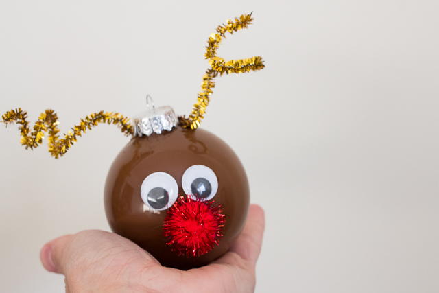 One Hour Rudolph DIY Ornament