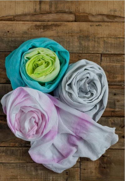 Watercolor DIY Summer Scarf