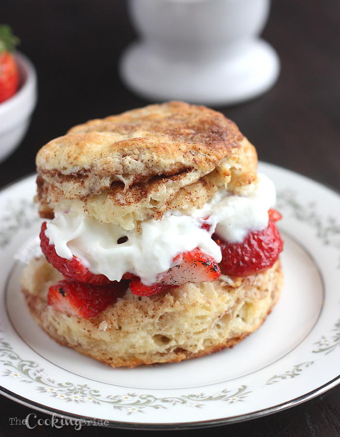 Cinnamon Sugar Strawberry Shortcake Recipe