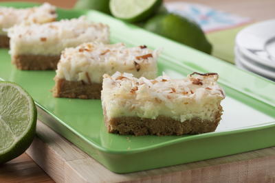 Key Lime Coconut Bars