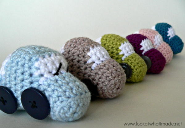 Crochet Vehicles Little Car Toys