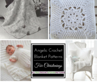 23 Angelic Crochet Blanket Patterns for Christenings