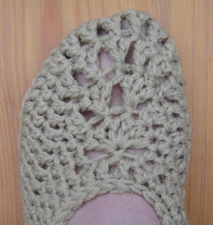 60 minute crochet slippers