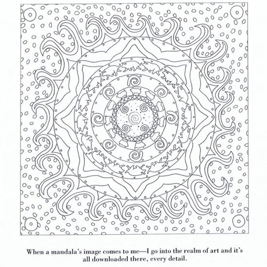 Color Yourself Calm Mandala