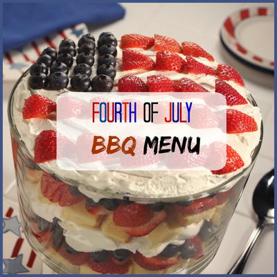 Fourth of July BBQ Menu