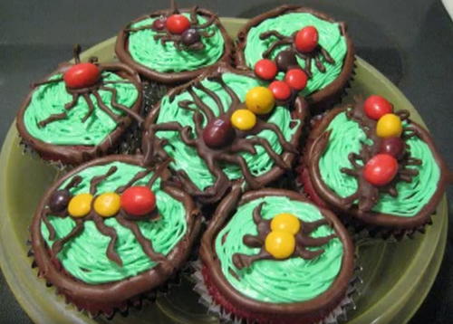 Chocolate Bugs Cupcakes