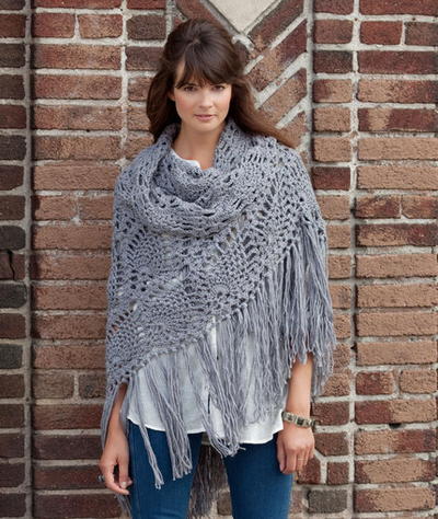 Sidewalk Shawl Crochet Pattern