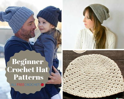 44 Beginner Crochet Hat Patterns