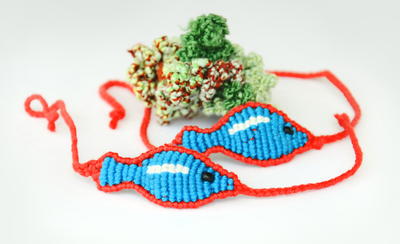 Little Fishies Macrame DIY Bracelet