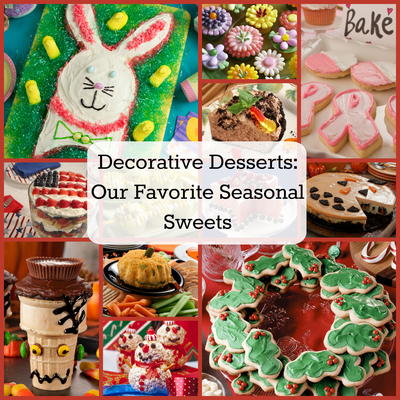 Decorative Desserts 40 Of Our Favorite Seasonal Sweets Mrfood Com