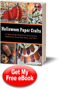 Halloween Paper Crafts: 11 Homemade Halloween Decorations, Halloween Treat Bag Ideas, and More