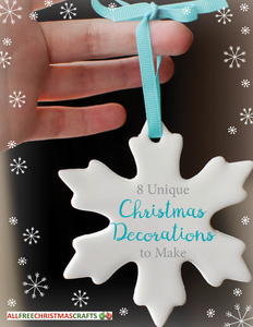 8 Unique Christmas Decorations to Make free eBook