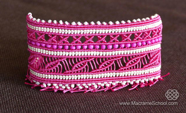 Colorful Boho Chic Macrame Bracelet