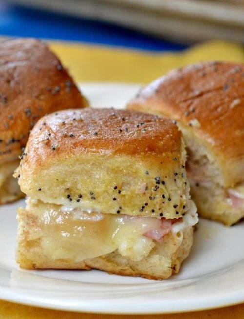 Hot Ham and Cheese Sliders | RecipeLion.com
