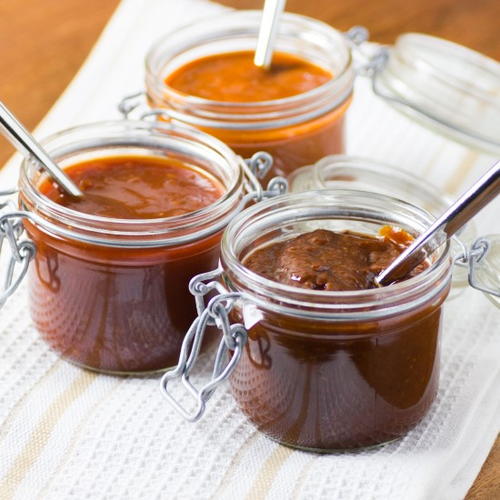 Smoky, Sweet, Spicy Trio of BBQ Sauces