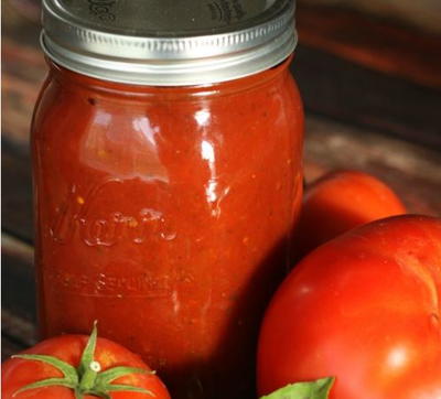 Homemade Canned Spaghetti Sauce Recipe