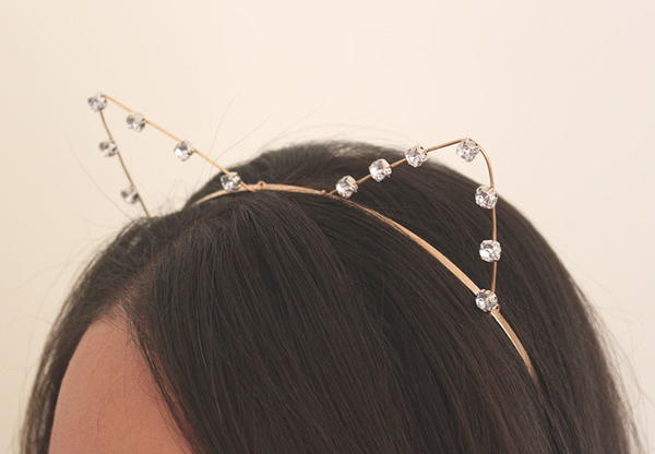 Bejeweled Cat Ears DIY Headband