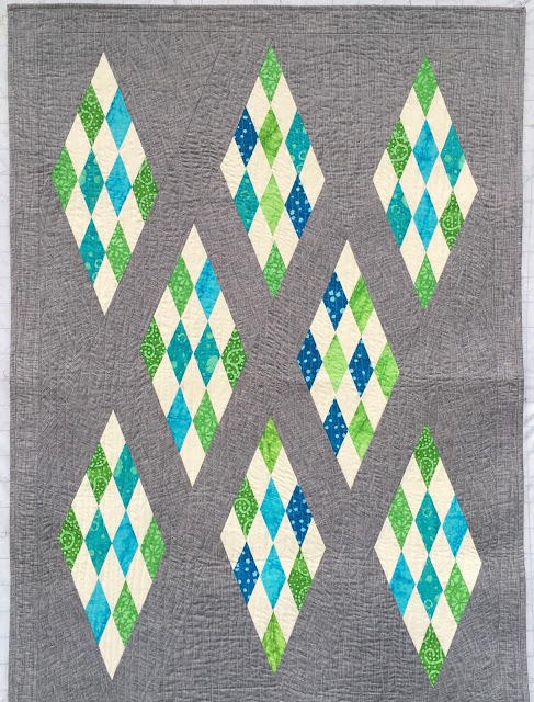 Diamonds in the Rough Quilt Tutorial