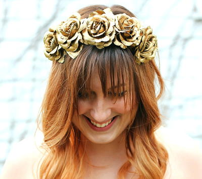 Golden Garden DIY Headband
