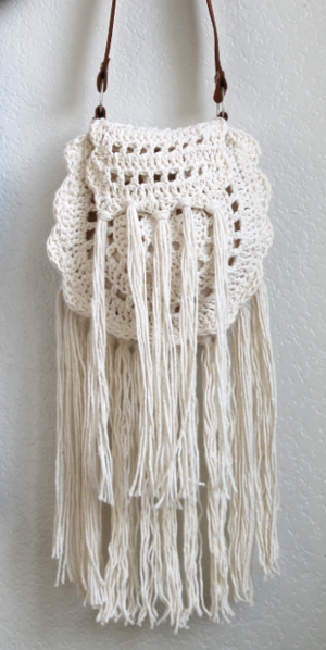 Boho Tassel Crochet Bag