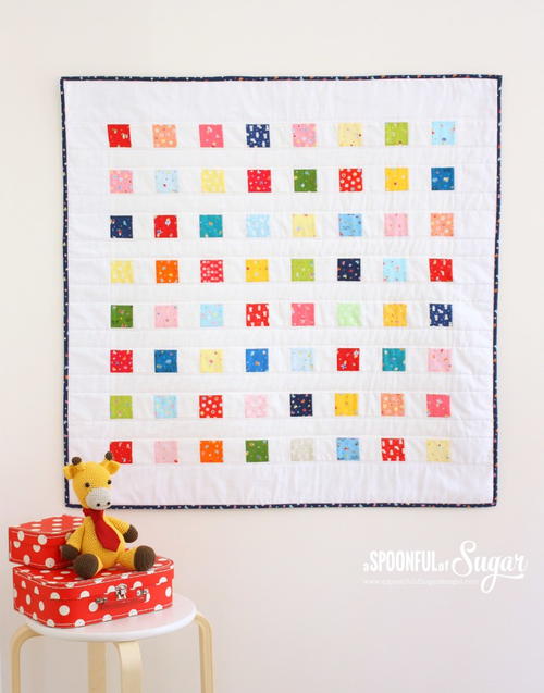 Crayon Box Baby Quilt Tutorial