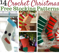 Crochet Christmas Stockings: 14 Free Patterns