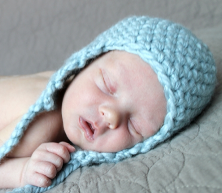 Classic Earflaps Crochet Baby Hat