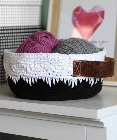 Dripping Icing Crochet Basket