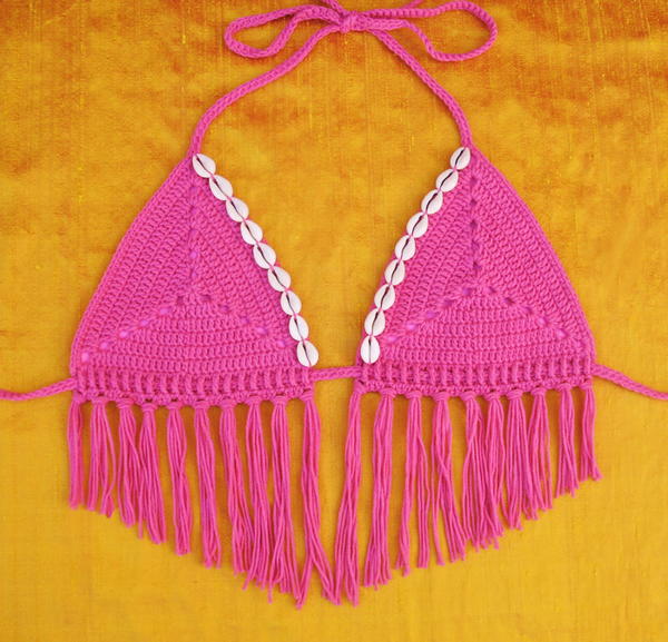 Sand Dollar DIY Bikini Top