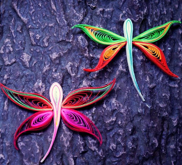 Dazzling Dragonfly Quilling Designs