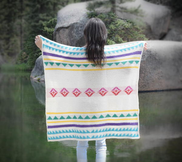 Modern Summer Camp Blanket