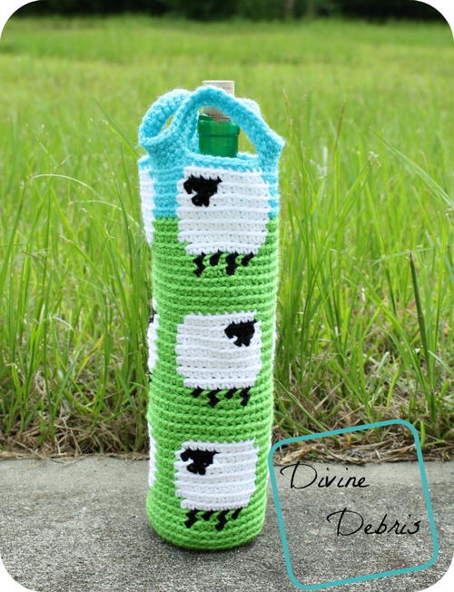 Shelia Sheep Bottle Cozy