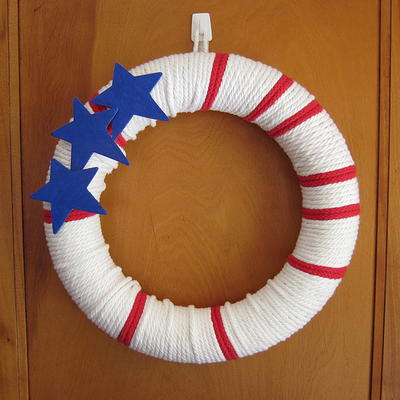 Stars and Stripes Rope Wreath