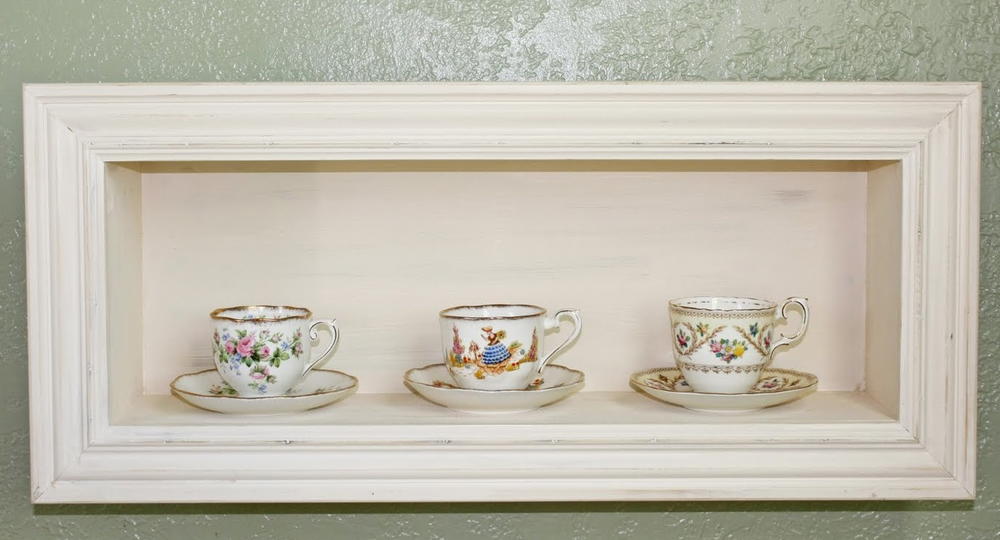 Charming DIY Shadow Box Shelf