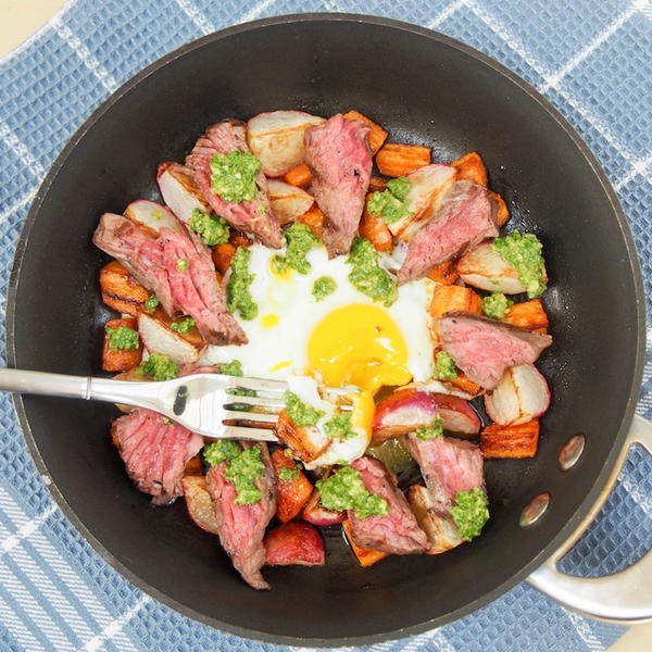 Steak and Egg Breakfast Skillet