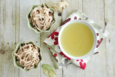 The Perfect Shredded Chicken and Broth