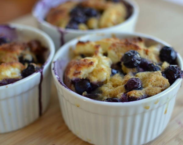 Blueberry Cream Cheese French Toast Ramekins