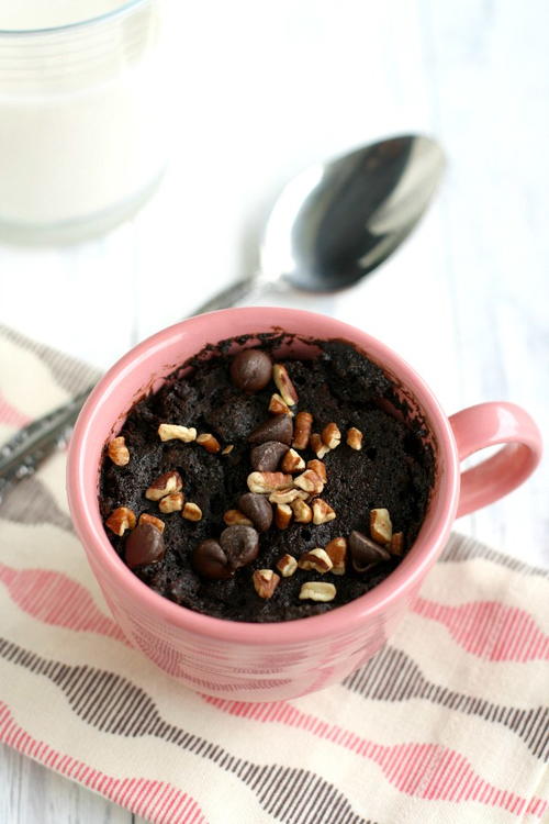 Double Chocolate Cake in a Mug